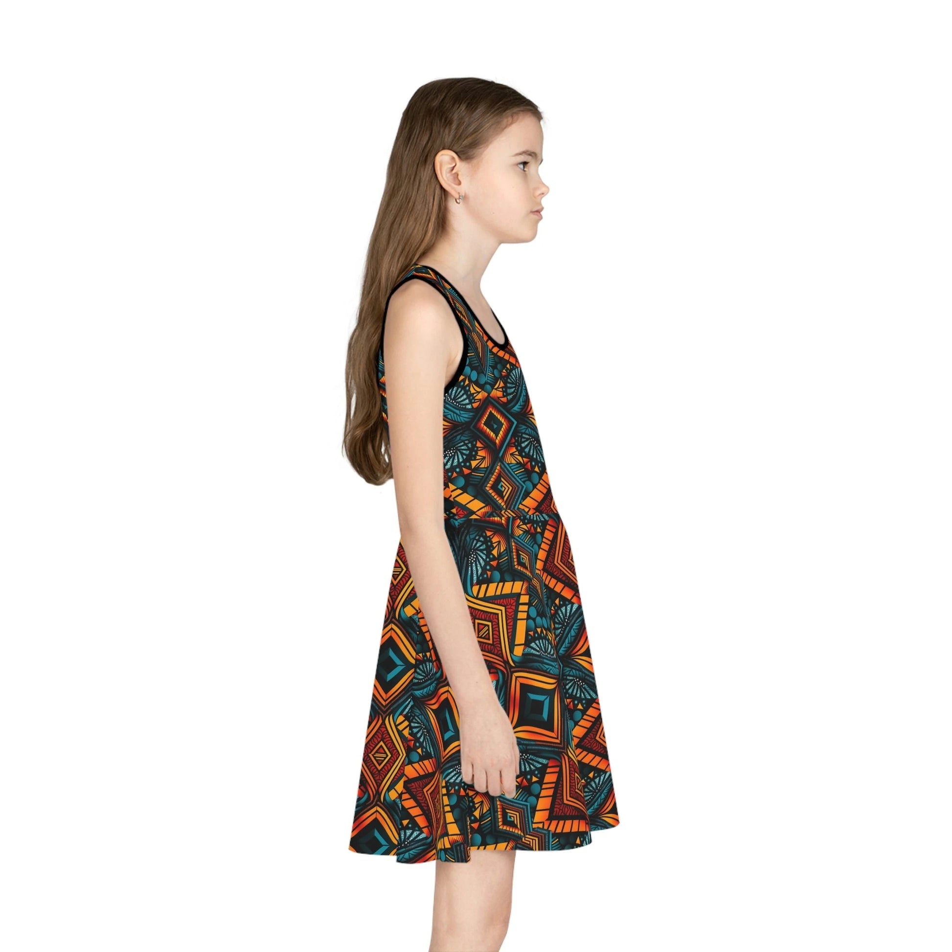 Girls' Sleeveless Sundress (AOP) - Official primitive store