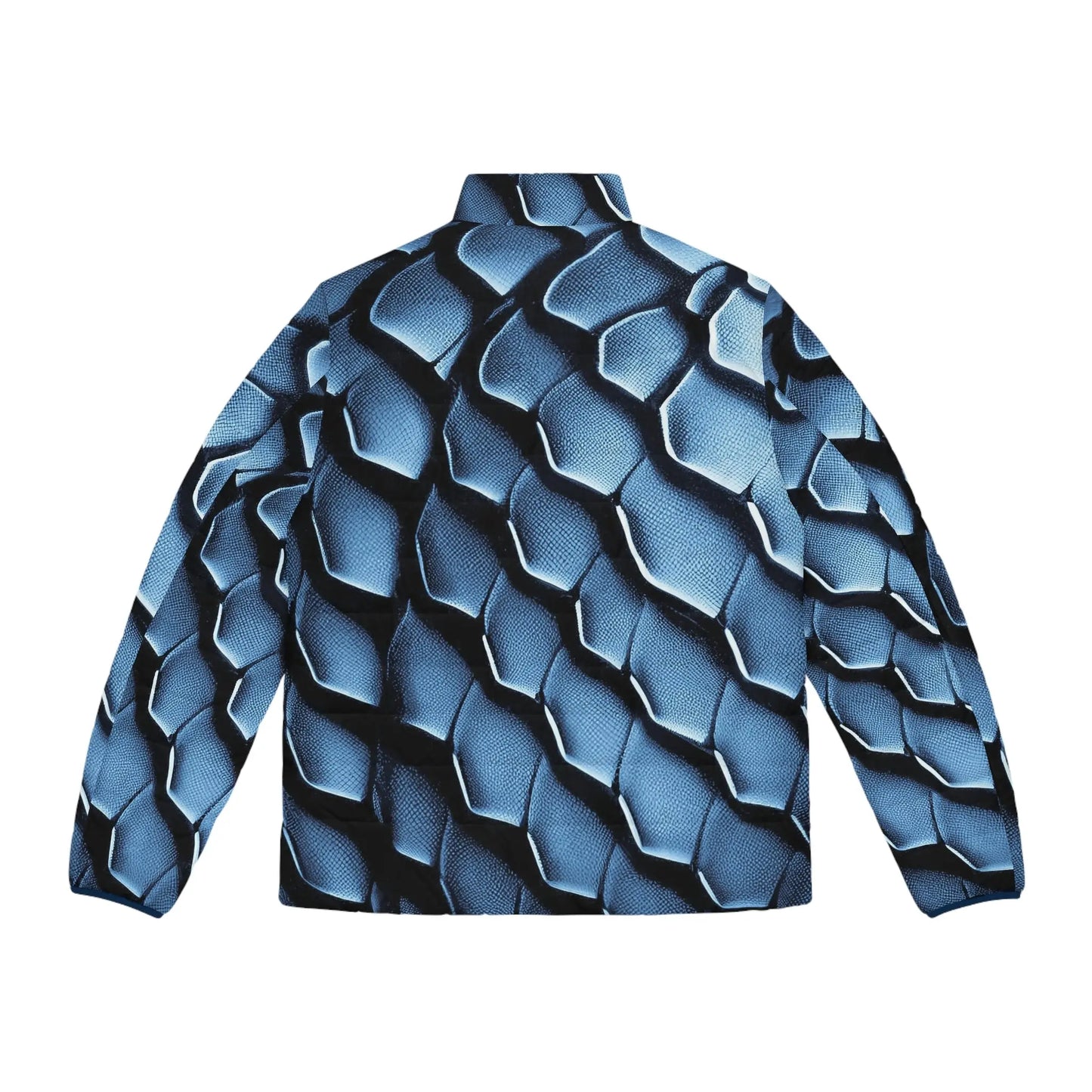 Men's Puffer Jacket (AOP) cold scale skin - Official primitive store