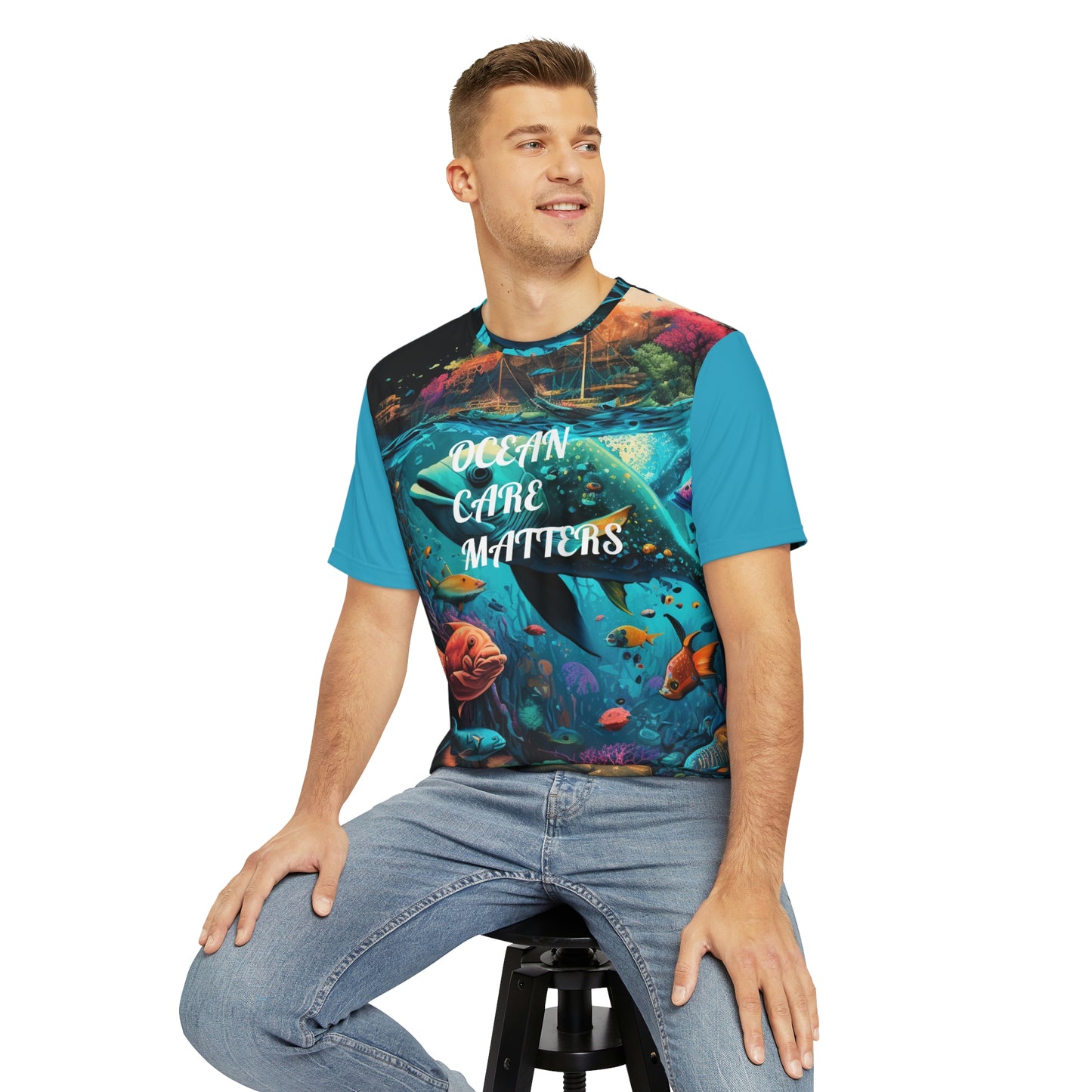 Primitive Men's Polyester Tee (AOP) - Official primitive store