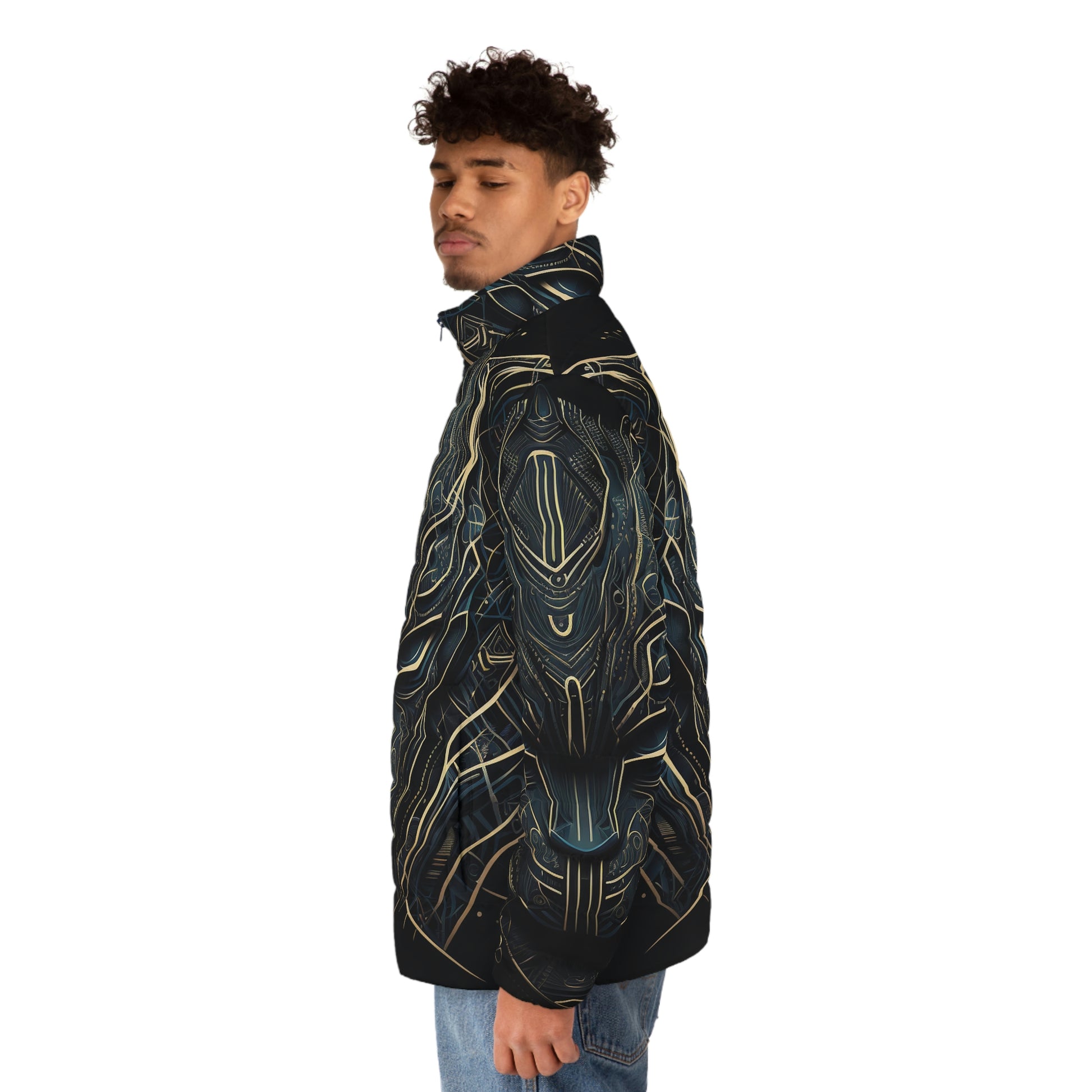 Primitive black Men's Puffer Jacket - Official primitive store