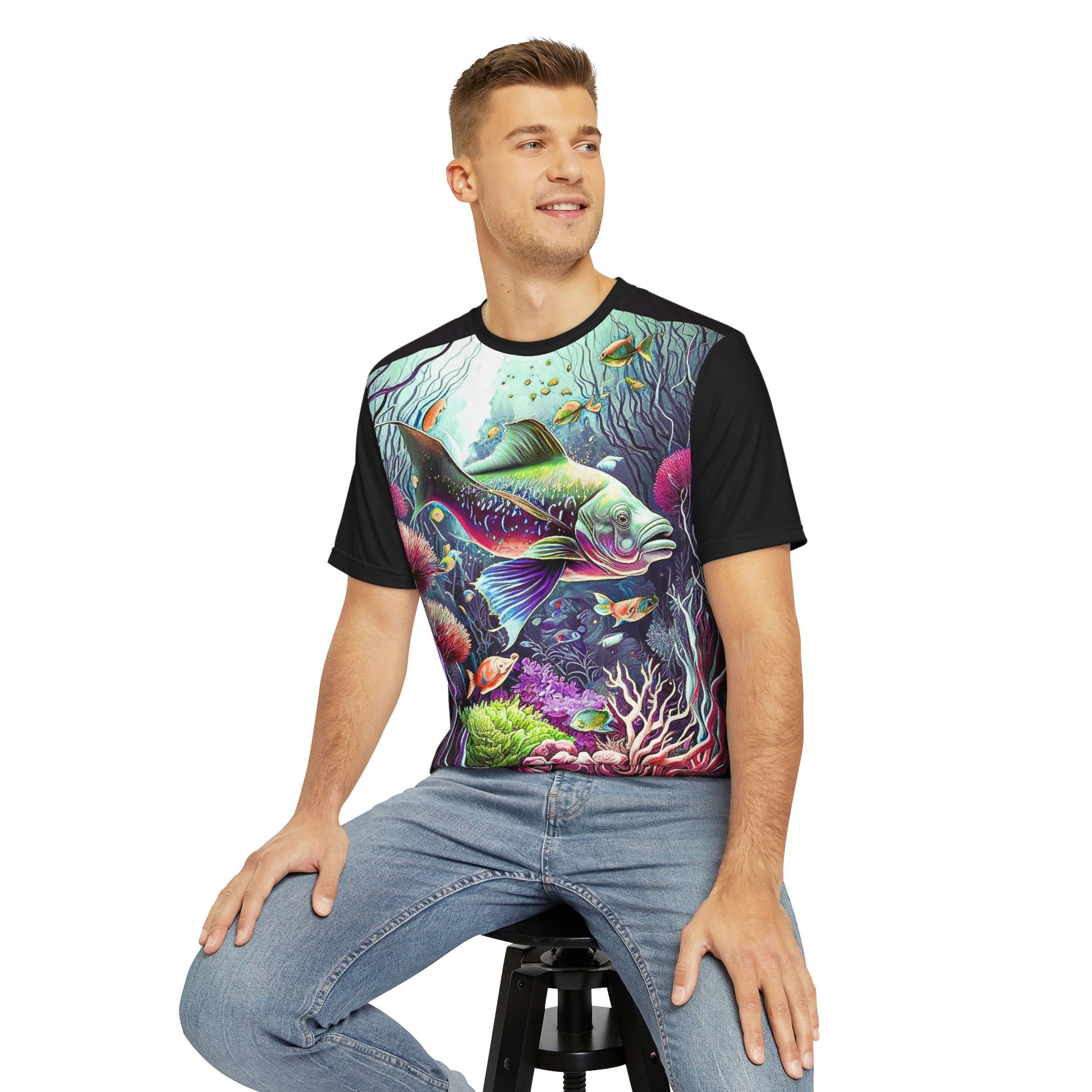 Primitive Men's Polyester Tee (AOP) - Official primitive store